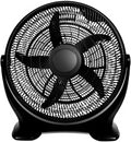 Simple Deluxe 20 Inch 3 Speed Plastic Floor Fans Oscillating Quiet For Home Commercial, Residential, And Greenhouse Use, Outdoor Indoor, Black Black Plastic