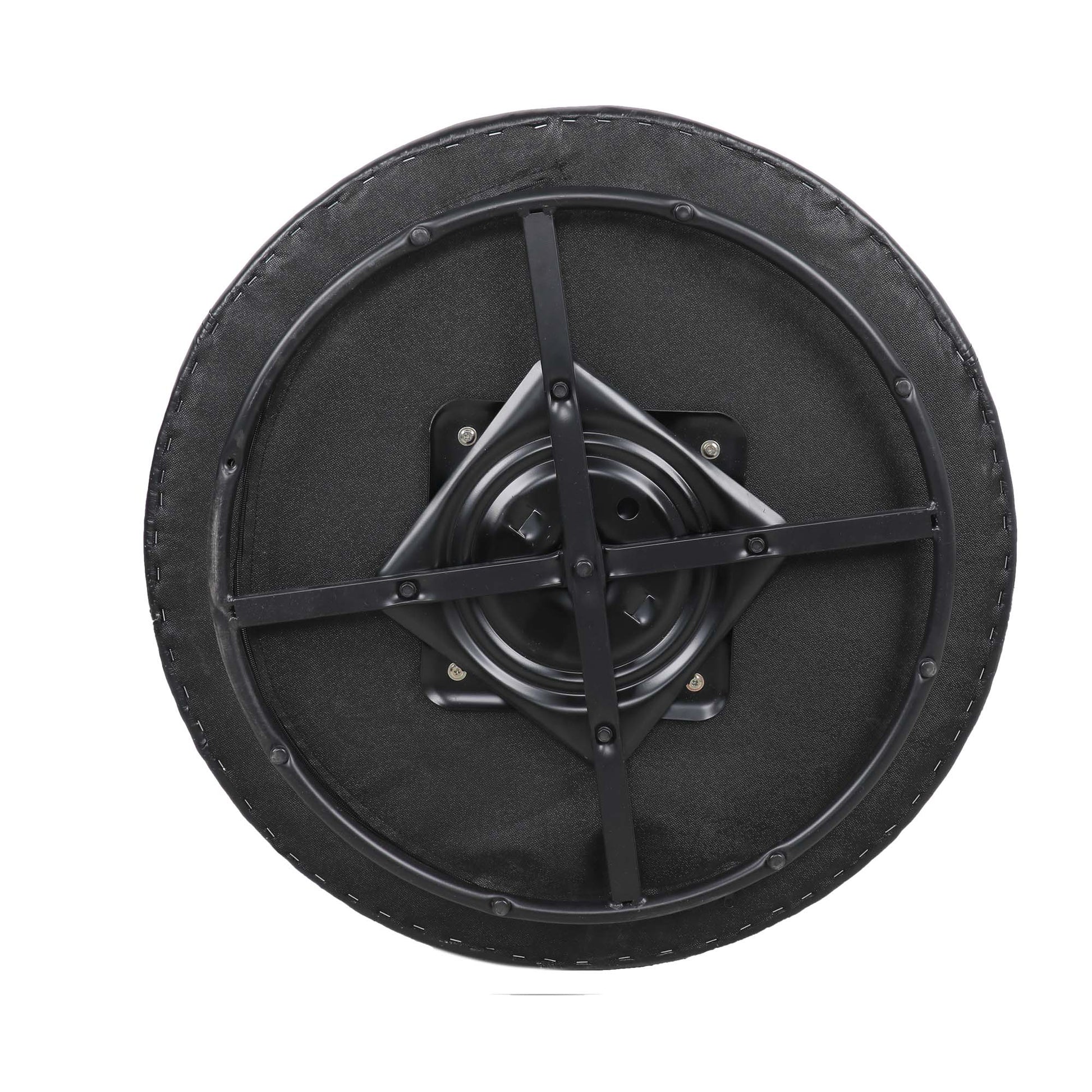 29.13" Wide Swivel Chair Black Pu Pu