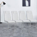 One Table And Eight Chairs,Modern Style Table And Chair Set, Suitable For Restaurants And Kitchens F Vv C 001 White Mdf