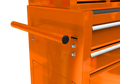 High Capacity Rolling Tool Chest with Wheels and orange-steel