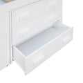 Twin Size Loft Bed With Cabinet And Shelf White Old Sku:Lp000501Aak White Solid Wood
