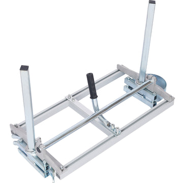 Chainsaw Mill Portable Chain Saw Mill Aluminum Steel Planking Lumber,Planking Milling Bar Size 14 24" Silver Aluminium