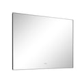 60X 36Inch Led Mirror Bathroom Vanity Mirror With Back Light, Wall Mount Anti Fog Memory Large Adjustable Vanity Mirror Gun Ash Aluminium