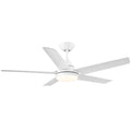 Yuhao 48 In Intergrated Led Ceiling Fan With White Abs Blade White Abs Steel Q235