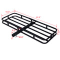 Hitch Mount Cargo Carrier ,Rear Cargo Rack For Suv, Truck, Car,Luggage Basket Rack Fits 2
