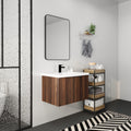 Soft Close Doors Bathroom Vanity With Sink,30 Inch For Small Bathroom,30X18 00630Caw Kd Packing California Walnut 2 Wall Mounted Modern Plywood Plywood