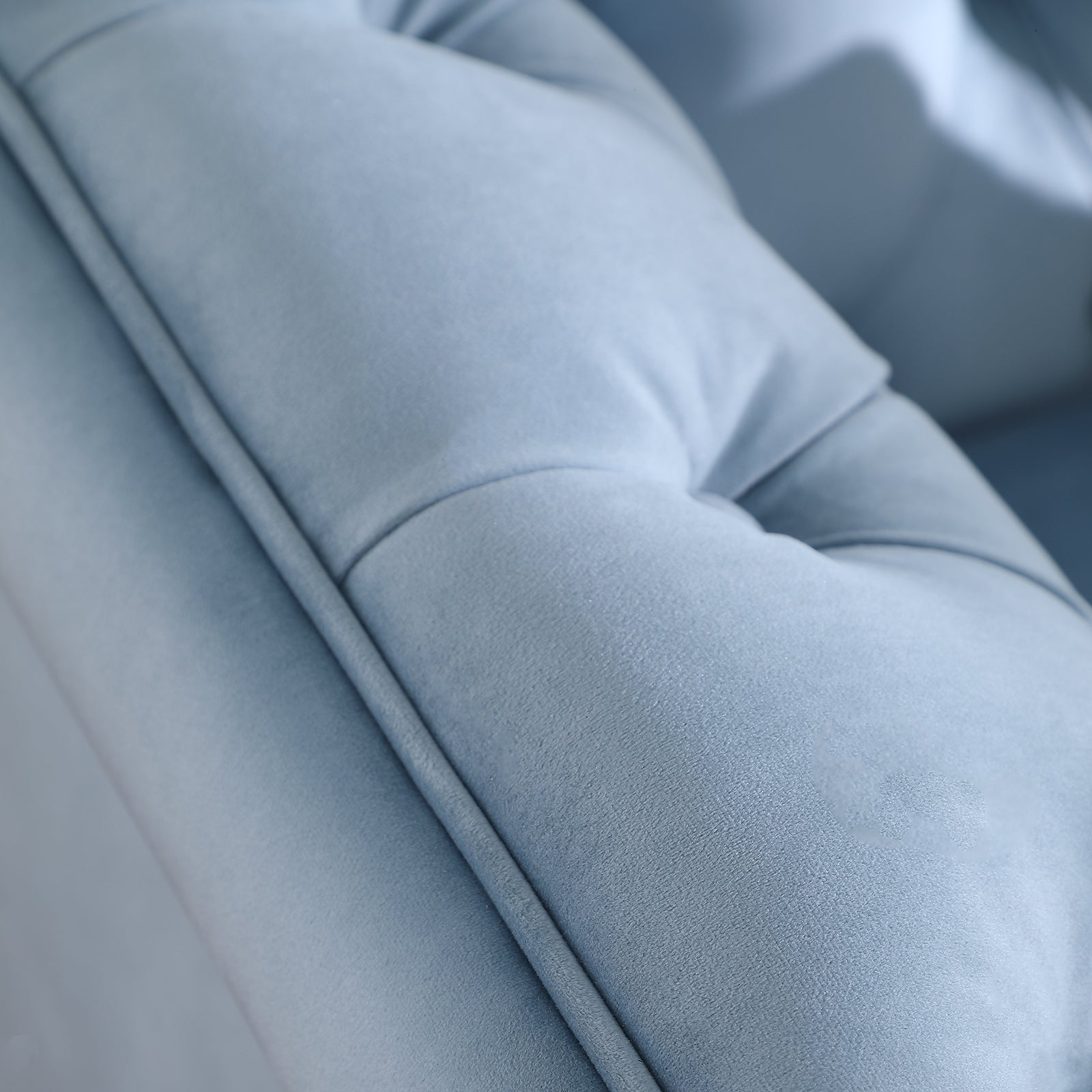 Chesterfield Sofa ,Stanford Sofahigh Quality Chesterfield Sofa ,Teal Bluetufted And Wrinkled Fabric Sofa Contemporary Stanford Sofa .Rseater Tufted Sofa With Scroll Arm And Scroll Back Teal Blue Velvet