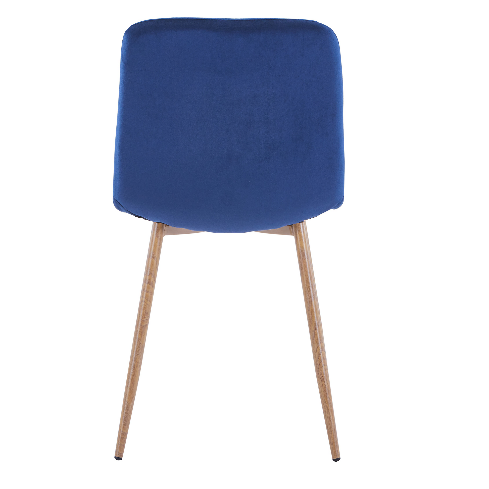 Dining Chair 4Pcs Blue Modern Style Technology.Suitable For Restaurants, Cafes, Taverns, Offices, Living Rooms, Reception Rooms. Blue Fabric