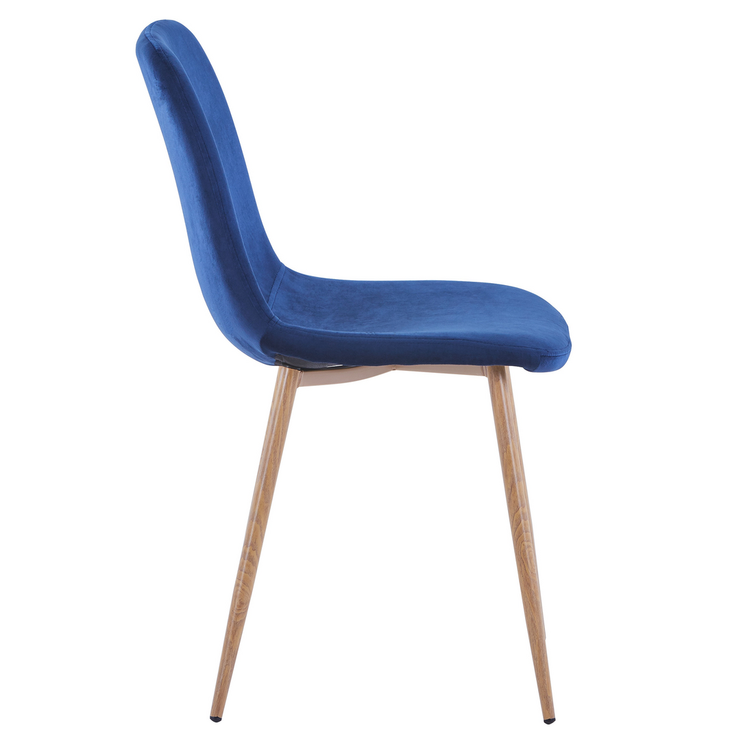 Dining Chair Blue 1Pc 1Ctn Blue Fabric