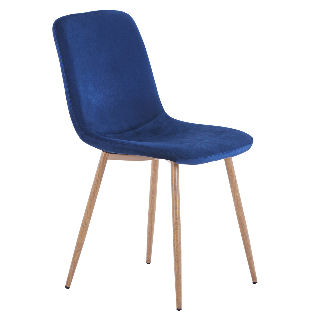 Dining Chair Blue 1Pc 1Ctn Blue Fabric