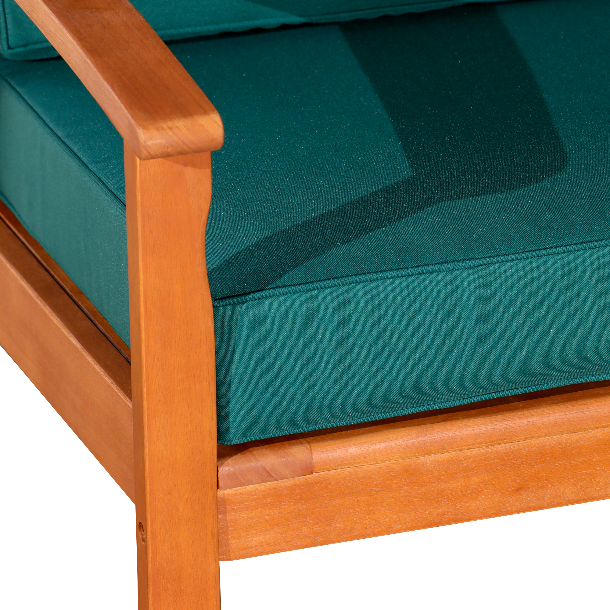 Deep Seat Eucalyptus Chair, Natural Oil Finish, Dark natural-eucalyptus