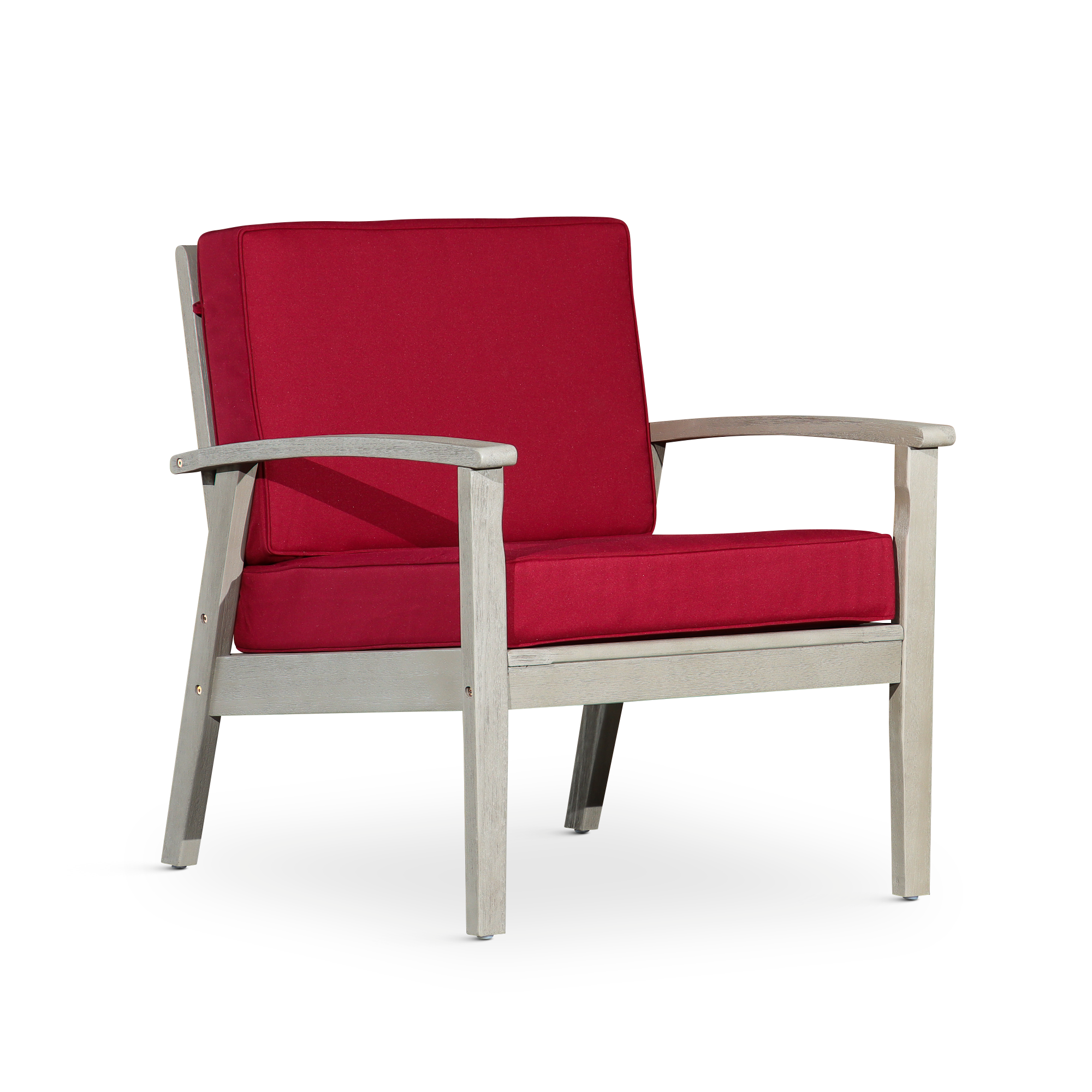 Deep Seat Eucalyptus Chair, Driftwood Gray Finish gray-eucalyptus