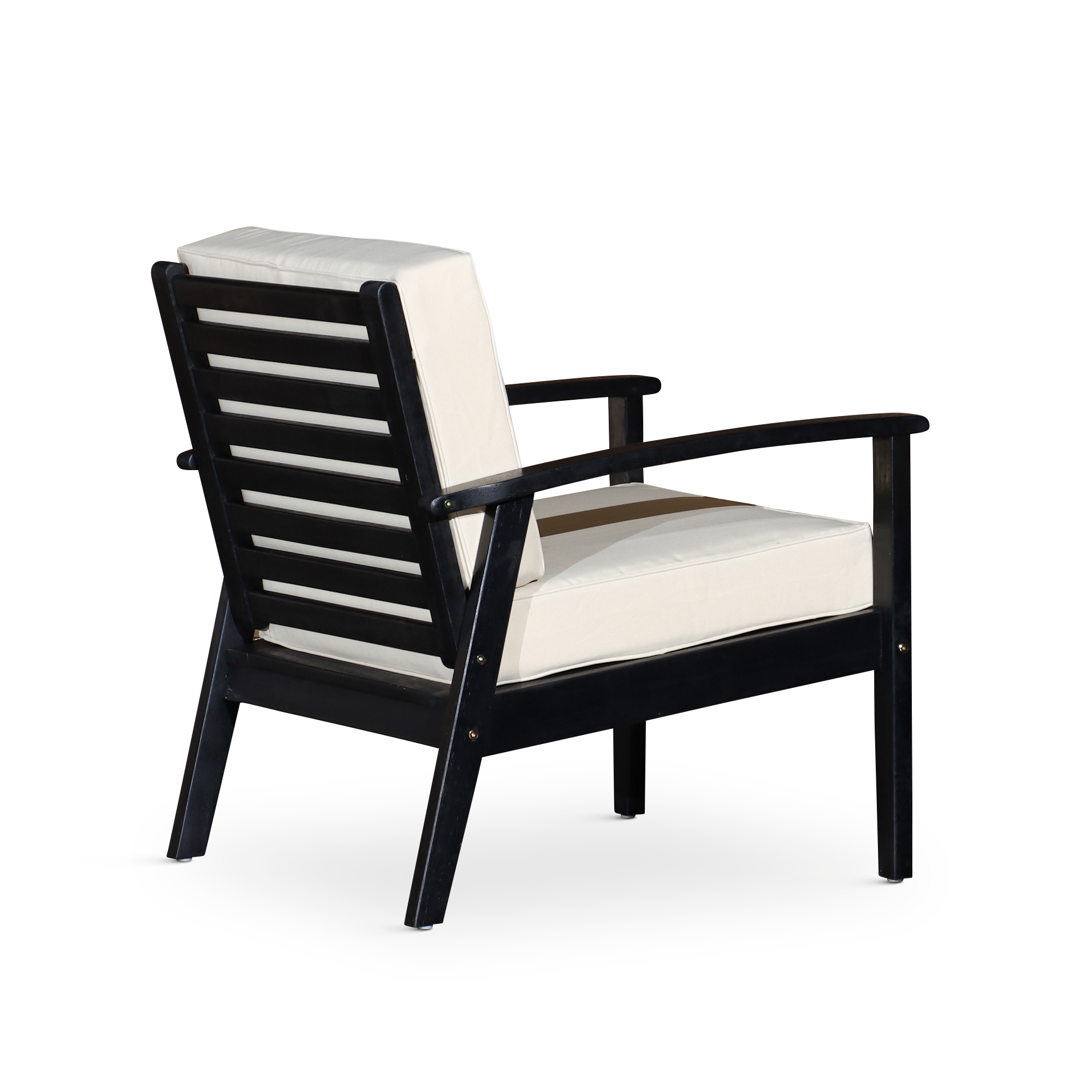 Deep Seat Eucalyptus Chair, Espresso Finish, Sand espresso-eucalyptus