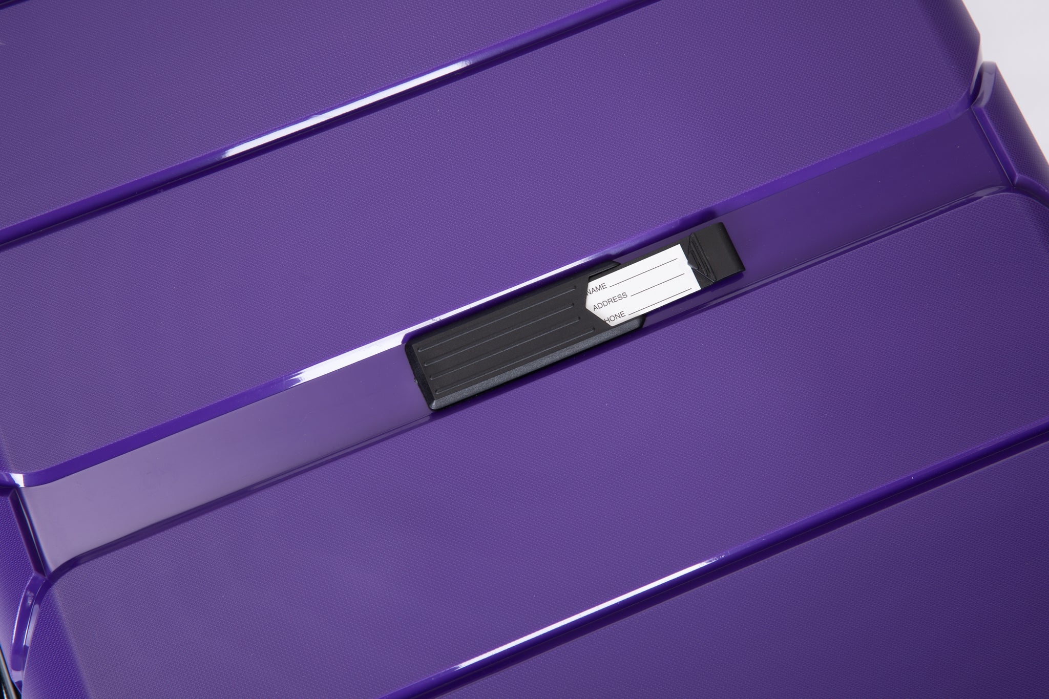 Hardshell Suitcase Spinner Wheels PP Luggage Sets purple-polypropylene