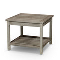 Longs Peak Eucalyptus 2 Shelf Side Table, Espresso Espresso Eucalyptus