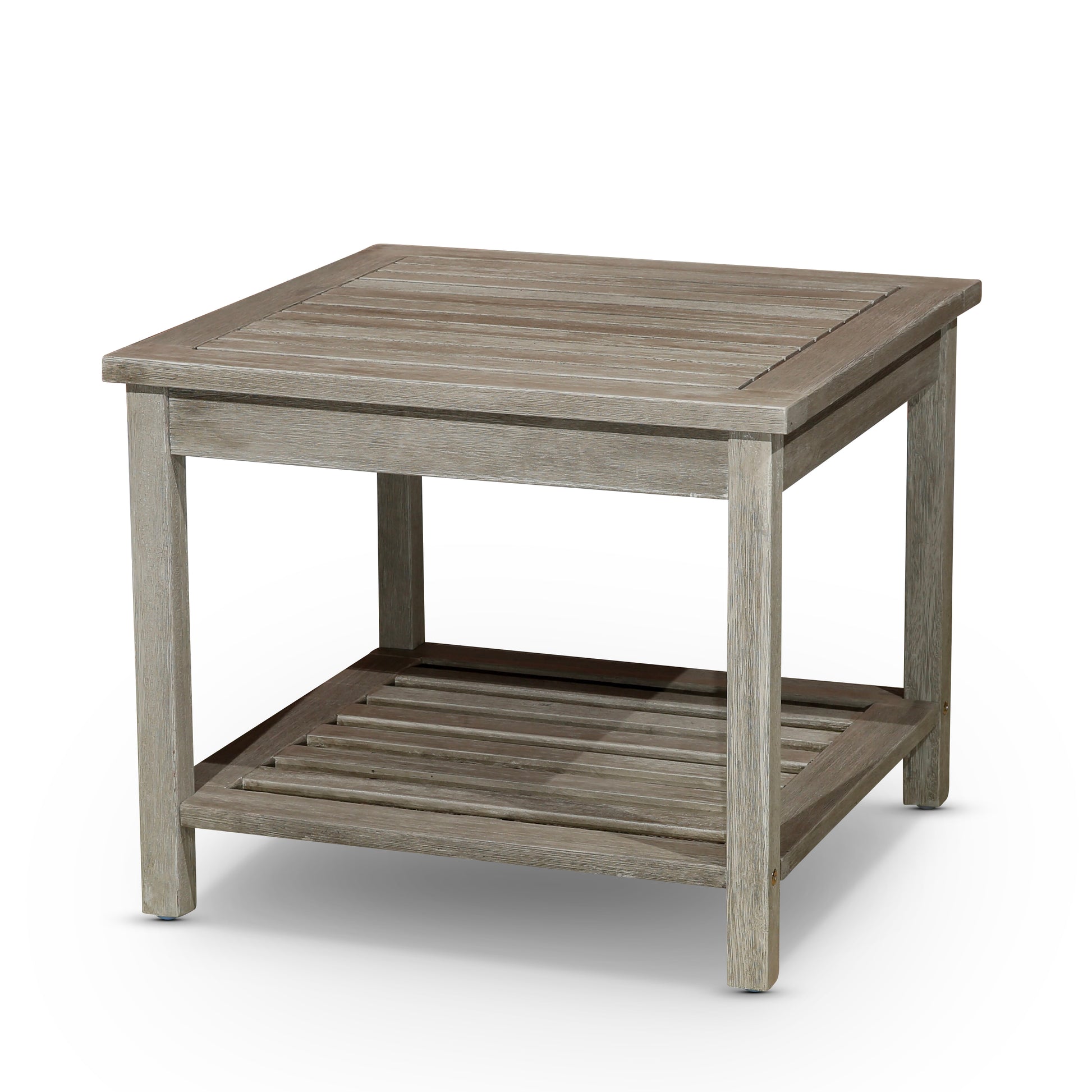 Longs Peak Eucalyptus 2 Shelf Side Table, Espresso Espresso Eucalyptus