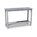 Eucalyptus Console Table, Silver Gray