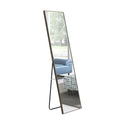 3Rd Generation Gray Solid Wood Frame Full Length Mirror, Dressing Mirror, Bedroom Porch, Decorative Mirror, Clothing Store, Floor Mounted Large Mirror, Wall Mounted. 58 