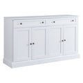 Kitchen Sideboard Storage Buffet Cabinet with 2 white-particle board