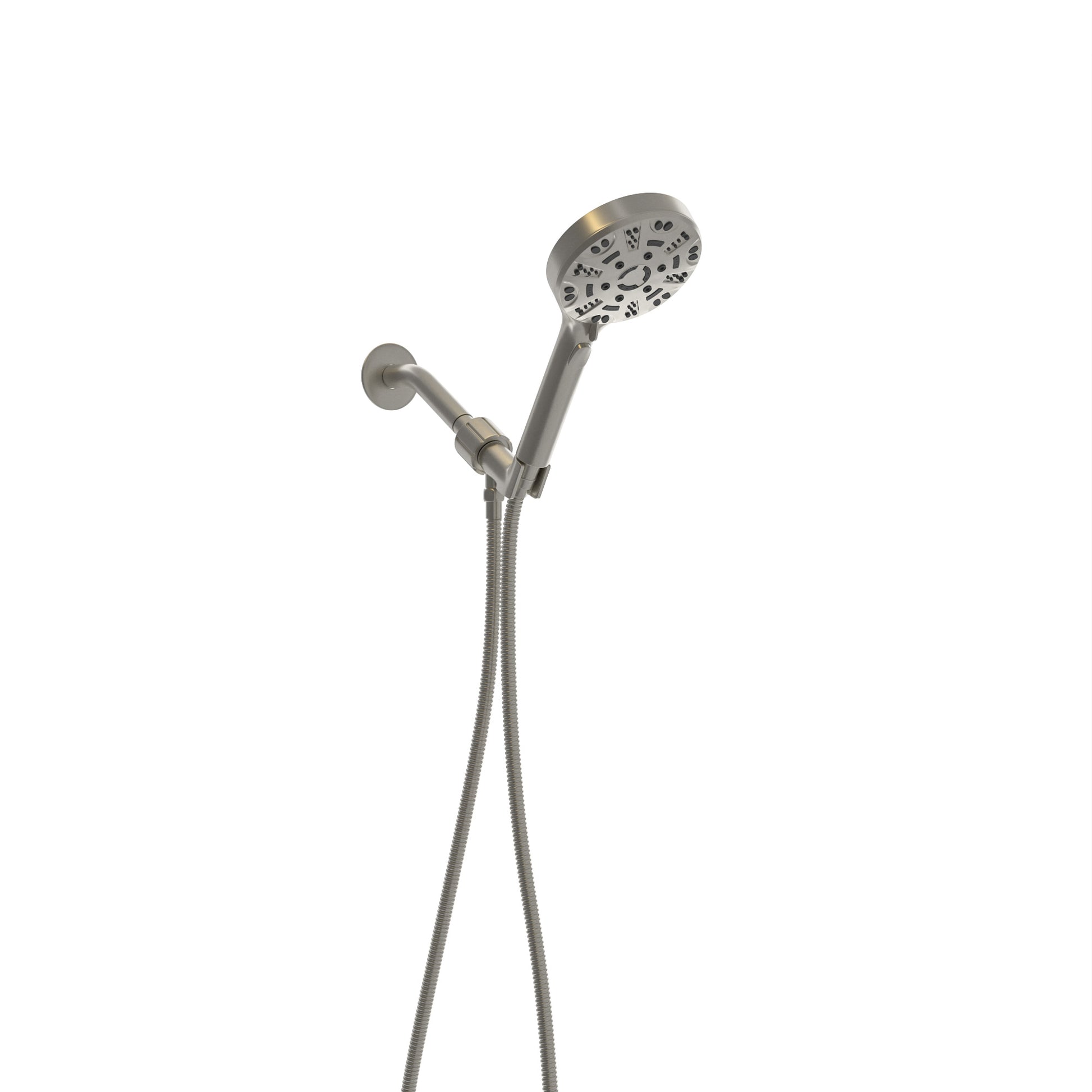 Multi Function Adjustable Hand Shower 8 Function Hand Shower, Brushed Nickel Brushed Nickel Plastic