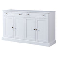 Kitchen Sideboard Storage Buffet Cabinet with 2 white-particle board