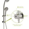 Multi Function Dual Shower Head Shower System With 4.7