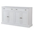 Kitchen Sideboard Storage Buffet Cabinet with 2 antique white-particle board