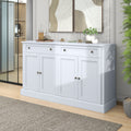 Kitchen Sideboard Storage Buffet Cabinet with 2 white-particle board