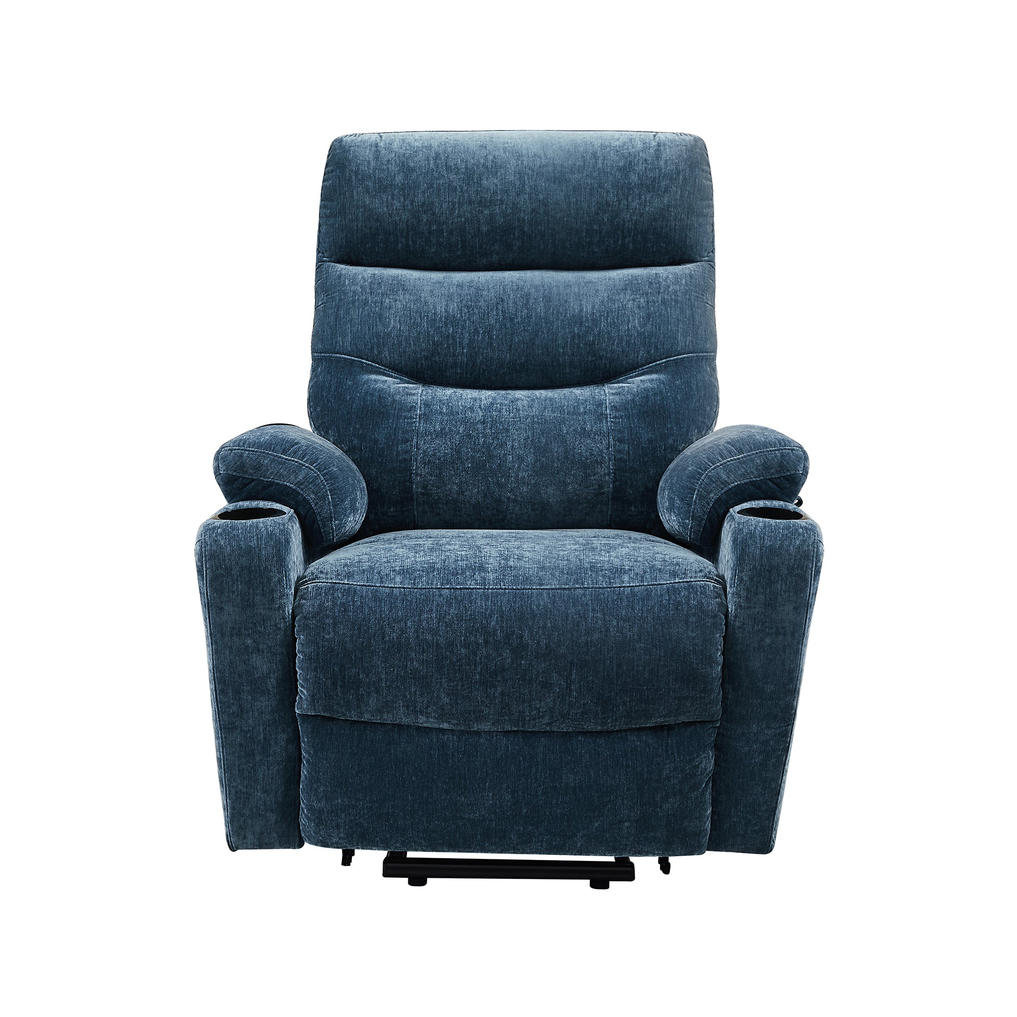 Liyasi Electric Power Lift Recliner Chair Sofa with blue-foam-fabric