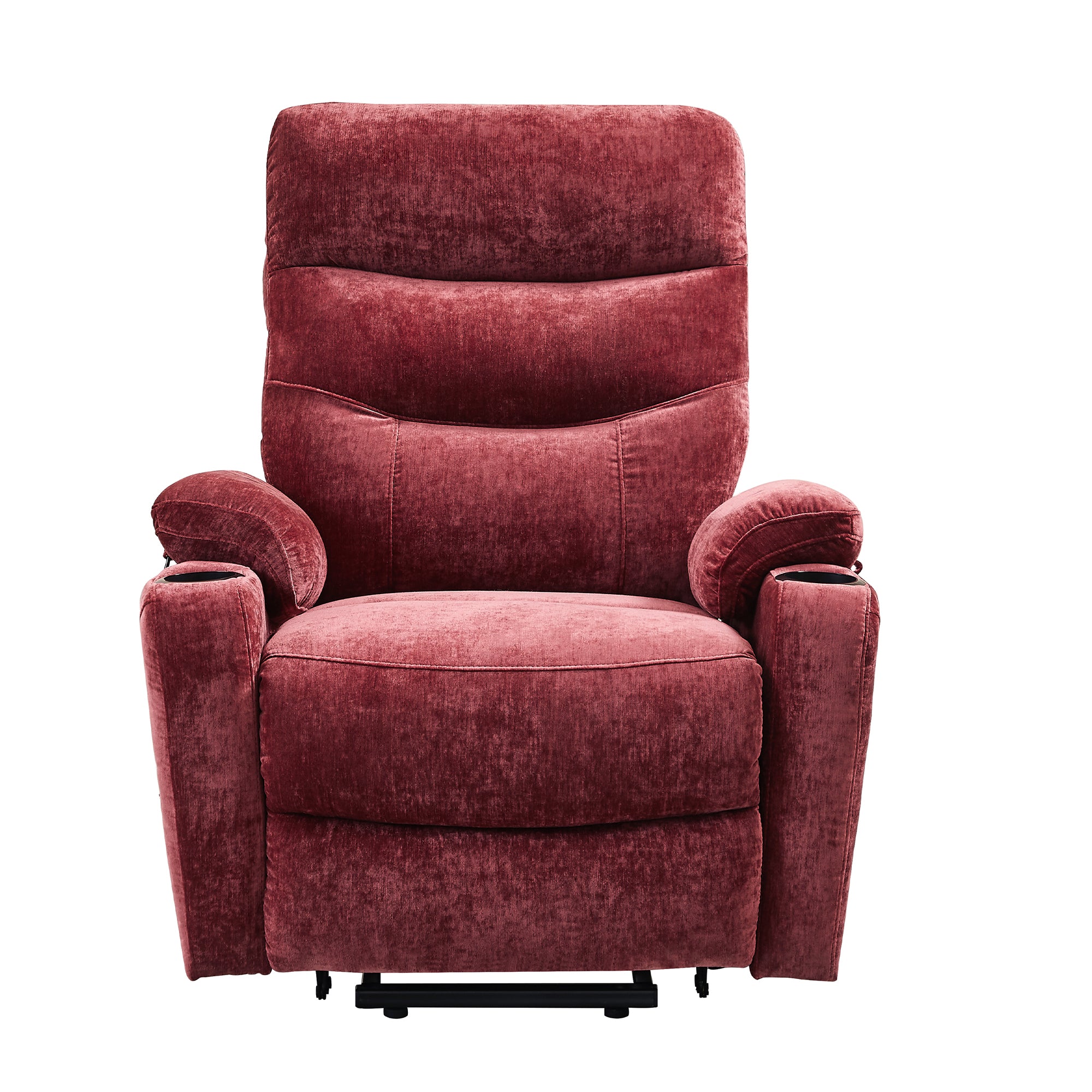 Liyasi Electric Power Lift Recliner Chair Sofa with red-foam-fabric