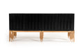 Modrest Token Modern Black & Rosegold Buffet -