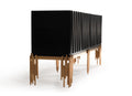 Modrest Token Modern Black & Rosegold Buffet -