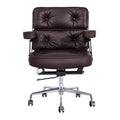 Lobby Office Chair Home And Office Brown Genuine Leather