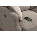 Living Space Sofa 2 Seater ,Loveseat With Waterproof Fabric Creamusb Charge Cream Foam Fabric