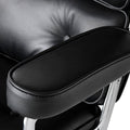 Lobby Office Chair Home And Office Black Genuine Leather