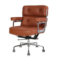 Lobby Office Chair Home And Office Brown Genuine Leather