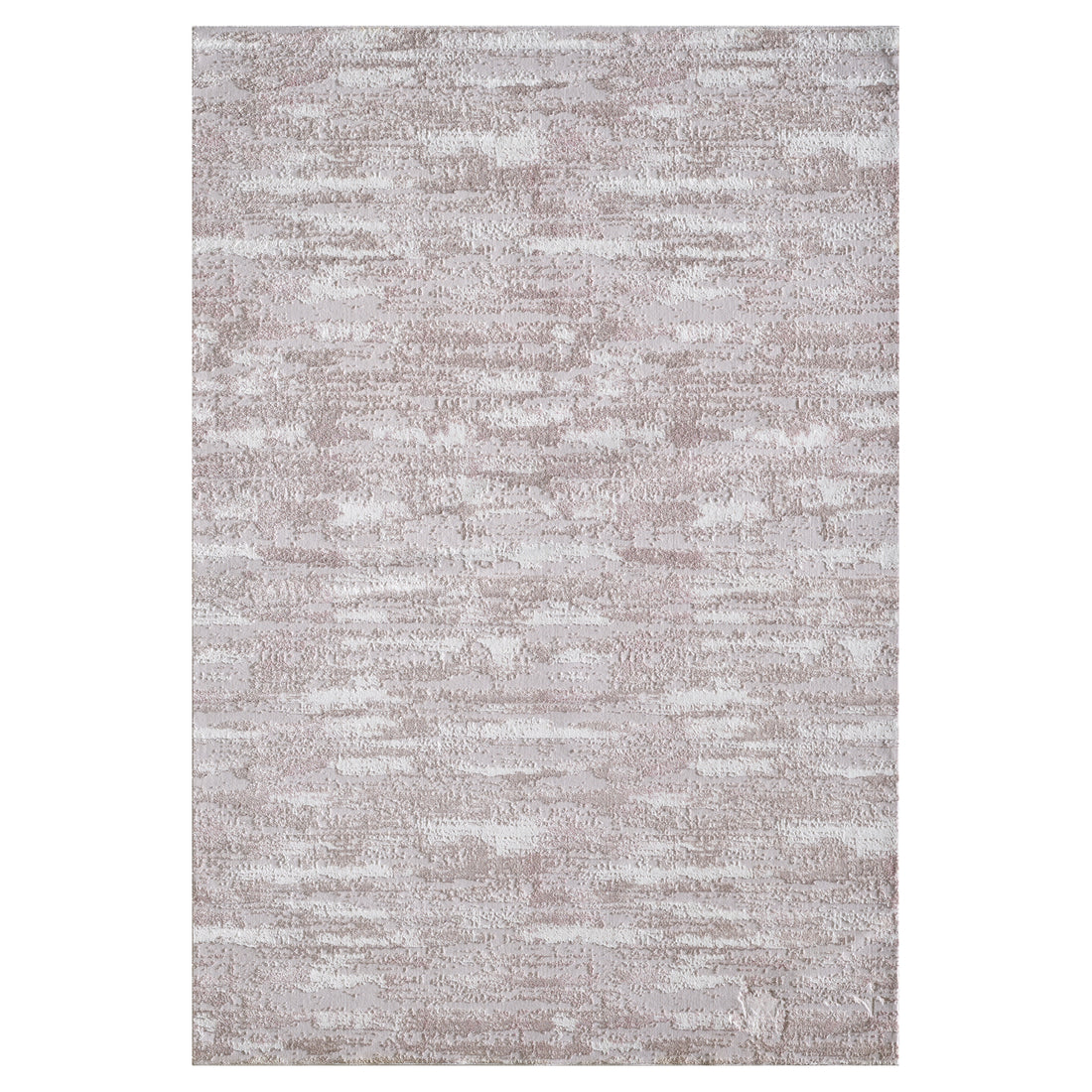 Milano Collection Champagne Bliss Woven Area Rug Pink Polyester