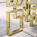 Contemporary Rectangular Marble Table, 0.71