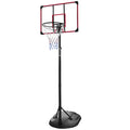 Portable Basketball Hoop System Stand Height Adjustable 7.5Ft 9.2Ft With 32 Inch Backboard And Wheels For Youth Adults Indoor Outdoor Basketball Goal Transparent Iron