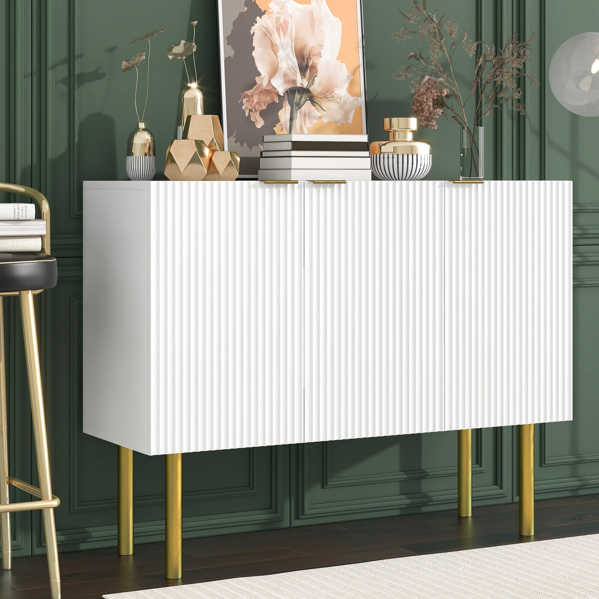 Modern Simple & Luxury Style Sideboard Particle white-particle board