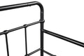 Metal Frame Daybed With Trundle Black Metal
