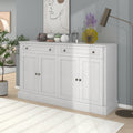 Kitchen Sideboard Storage Buffet Cabinet with 2 antique white-particle board