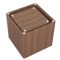Mdf Nesting Table Side Table Coffee Table End Table For Living Room,Office,Bedroom Walnut Set Of 2 Walnut Mdf