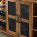 Industrial Wine Bar Cabinet, Liquor Storage