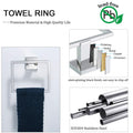 5 Pieces Bathroom Hardware Accessories Set Towel Bar Set Wall Mounted,Stainless Steel Chrome Stainless Steel