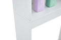 Home Bathroom Shelf Over The Toilet, Bathroom Spacesaver, Bathroom, Tollilet Storage Cabine,White White Mdf