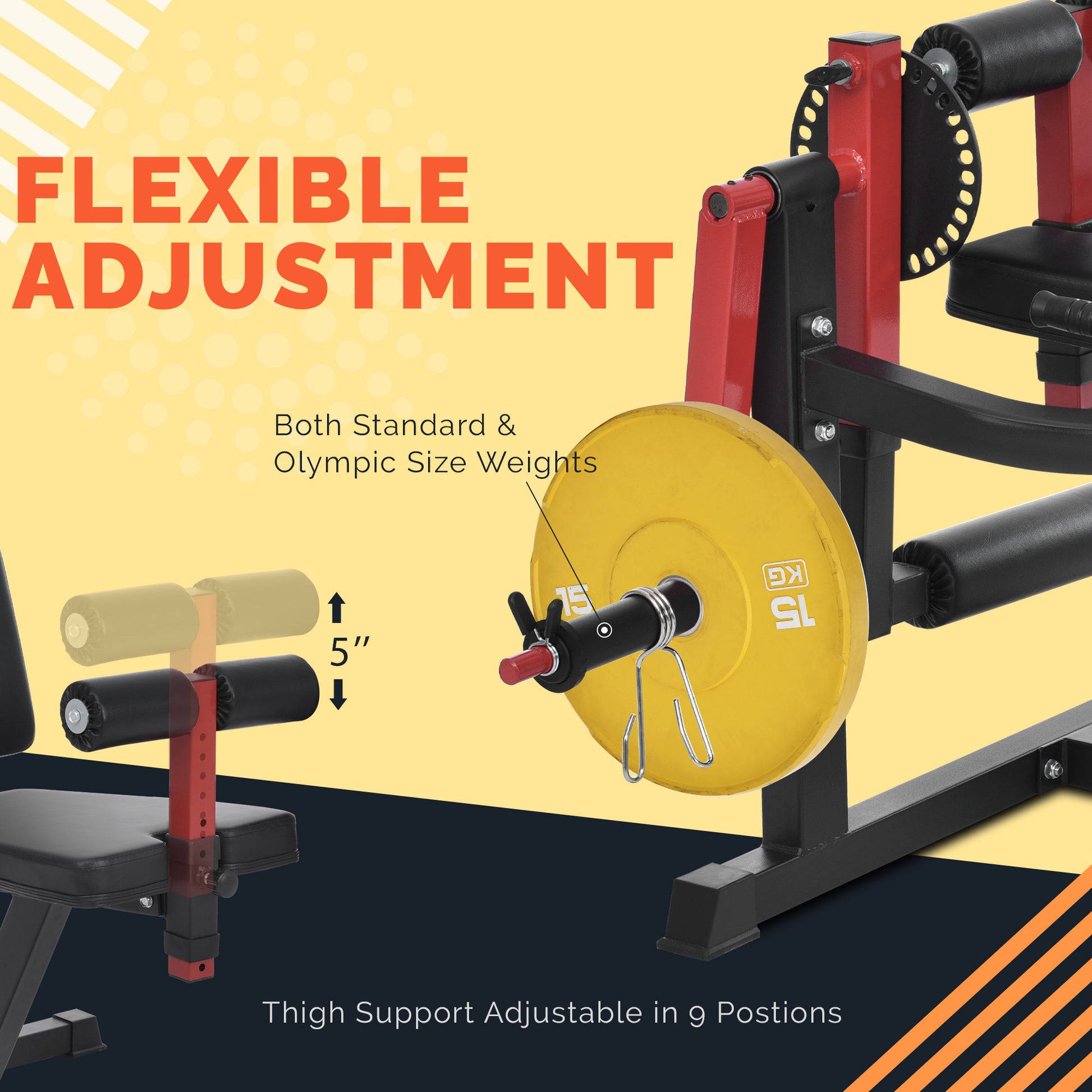 Leg Extension and Curl Machine Leg Exercise