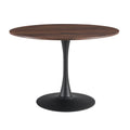 Tulip Dining Table ,Dia. 106Cm Round, Nature Wood, 1Pc Per Ctn Natural Wood Wash Mdf