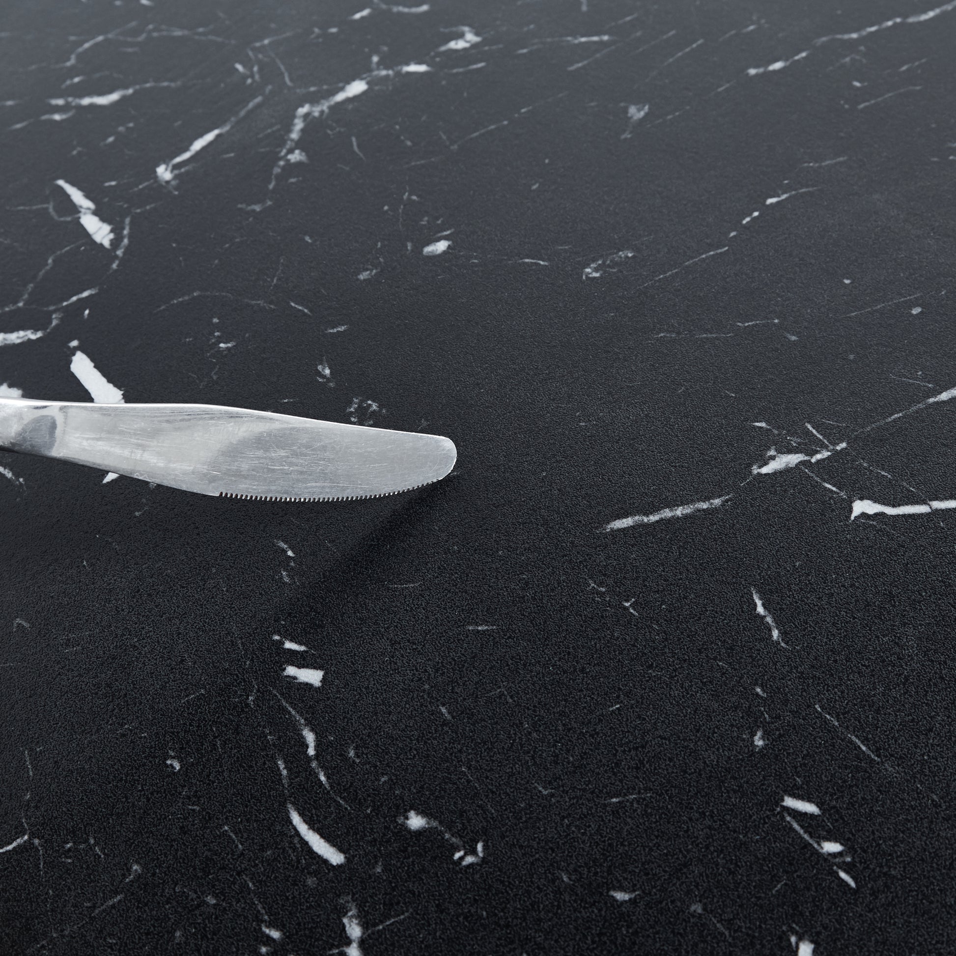 Tulip Special Dining Table,Black Marble Color Top,Mdf Dining Tablekitchen Table,Exective Desk Marble Mdf