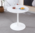 Tulip Special Dining Table,White Marble Color Top,Mdf Dining Tablekitchen Table,Exective Desk Marble Mdf